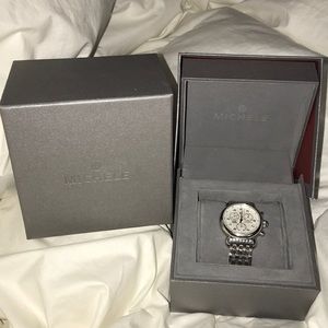 Michele Signature CSX Diamond Dial Chrono Watch